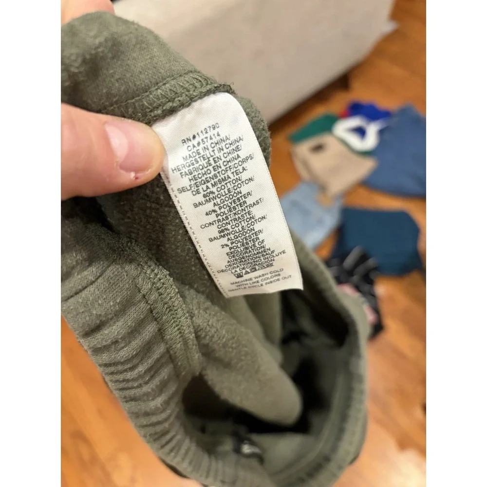 True Religion Relaxed Joggers Men's Large Green Orange‎ 'Beetle' Jogging